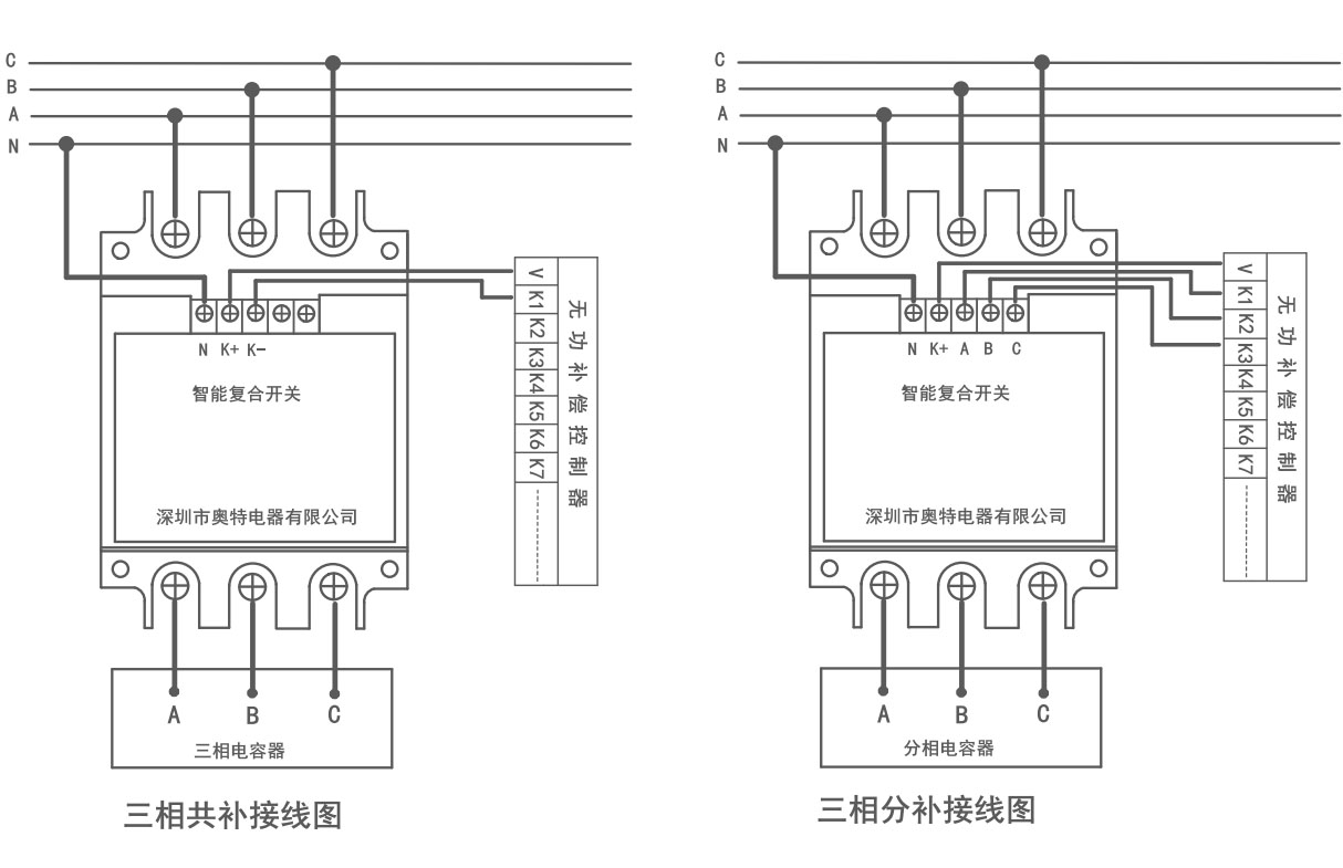 ATFK-400-60A復合開關接線圖